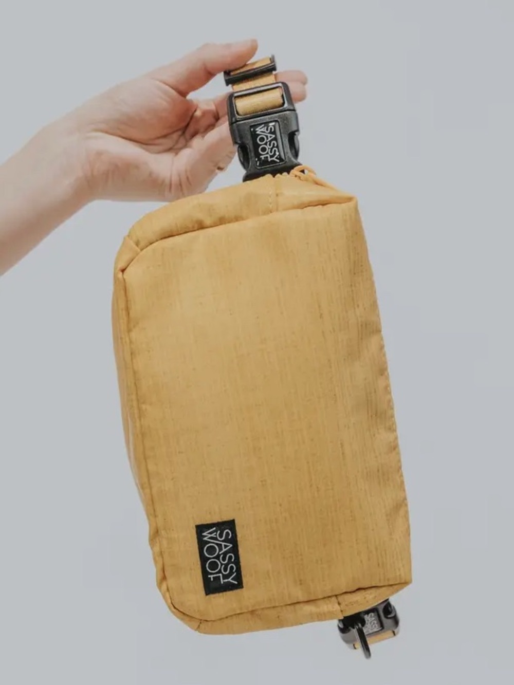 Sassy Woof Mustard Yellow Dog Waist Bag Collar Accessory